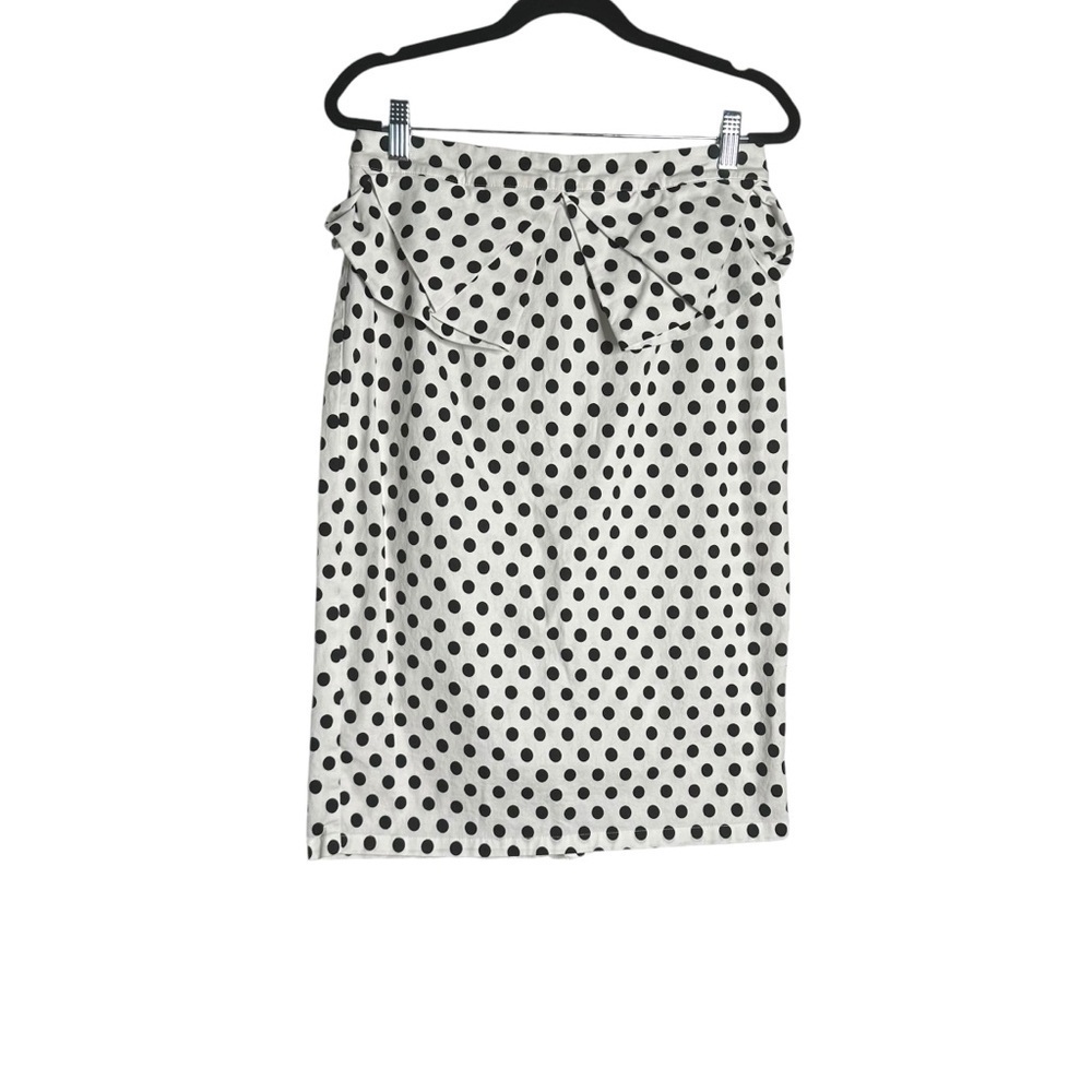 🔴5 for $40 SALE !
Grace Karin Retro Black White Polka Dot Pencil Skirt sz Medium